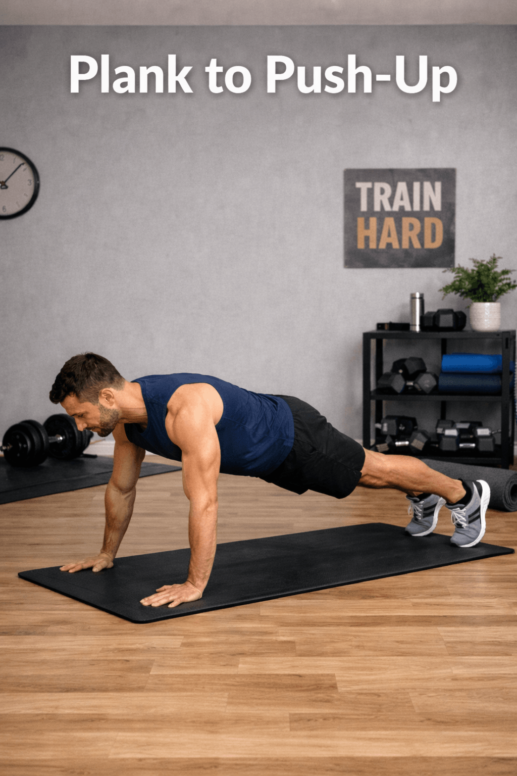 Plank to Push-up
